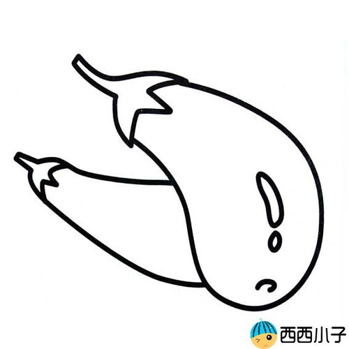 茄子怎么画简单又好看