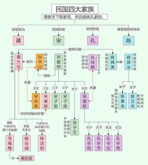 民国四大家族的关系，陈立夫与四大家族的关系
