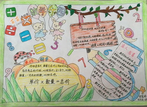 数学乐园手抄报内容六年级上册，数学乐园手抄报内容六年级