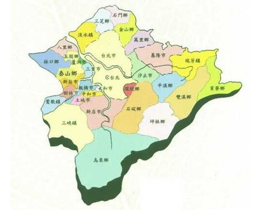台北地图高清版大图，台北地图旅游地图