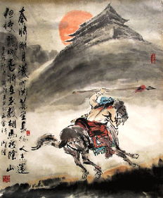 但使龙城飞将在,不教胡马度阴山。