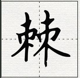 两个刺的左边念什么，两个刺是什么字