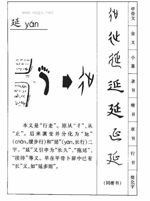 延怎么读音是什么