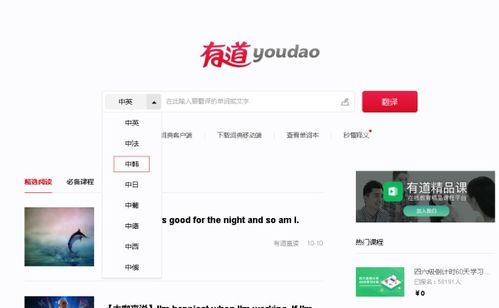 韩语拍照在线翻译器