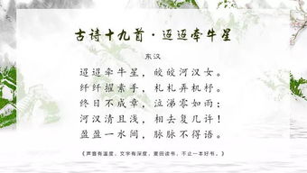 古诗19首原文，古诗19首的相关资料