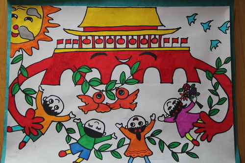 爱国画 一等奖，爱国画画