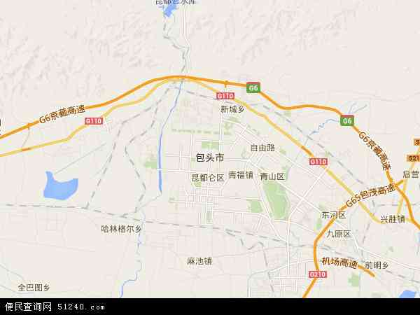 中国地图地图包头在大庆什么位置?