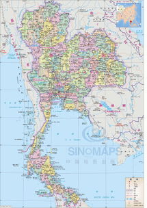 泰国地图高清，泰国地图世界地图