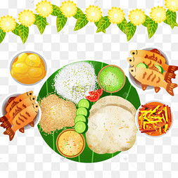 hearty food，hearty thanks