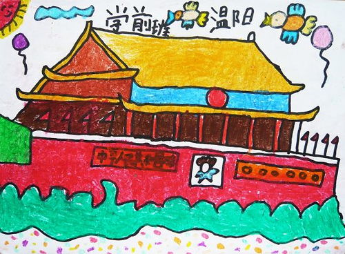 幼儿绘画我知道的中国