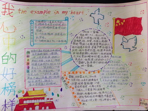 学习雷锋精神为主题手抄报 学习雷锋手抄报