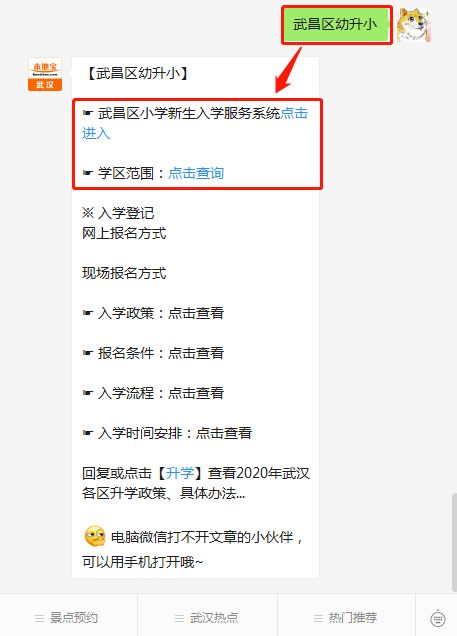 武汉幼儿入学进哪个系统填资料