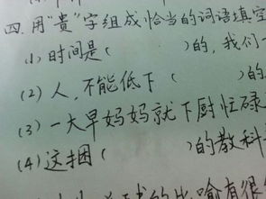 贵组词语100个，贵组词语拼音