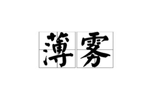 薄雾的读音bao，薄雾的读音拼音