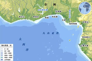 几内亚湾北部热带雨林气候成因，几内亚湾地图位置