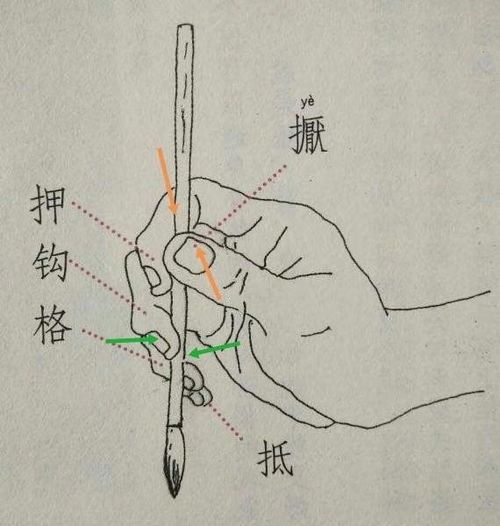 执笔姿势，执笔画流年下一句是什么
