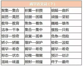 特别的反义词二年级下册，特别的反义词是什么 标准答案