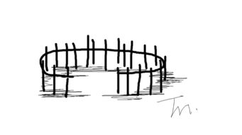 围栏简笔画