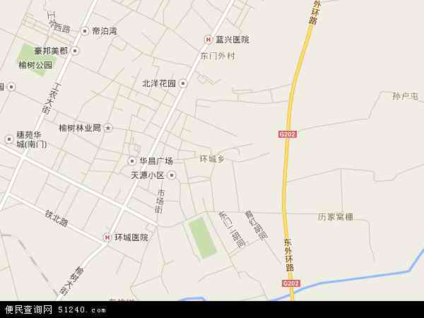 长春榆树市地图，榆树市地图电子版