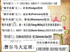 世界数学七大难题是什么?