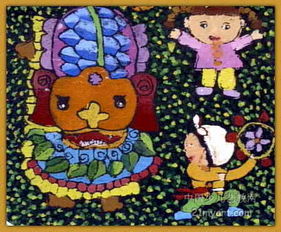 过大年儿童画二年级，过大年儿童画展