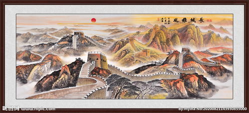 万里长城图画什么意思?