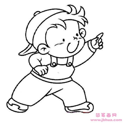 男生怎么画简笔画