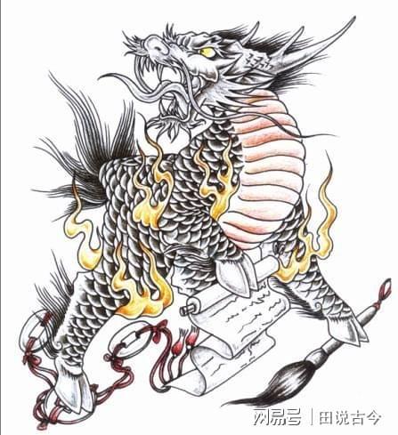 真正的麒麟怎么画