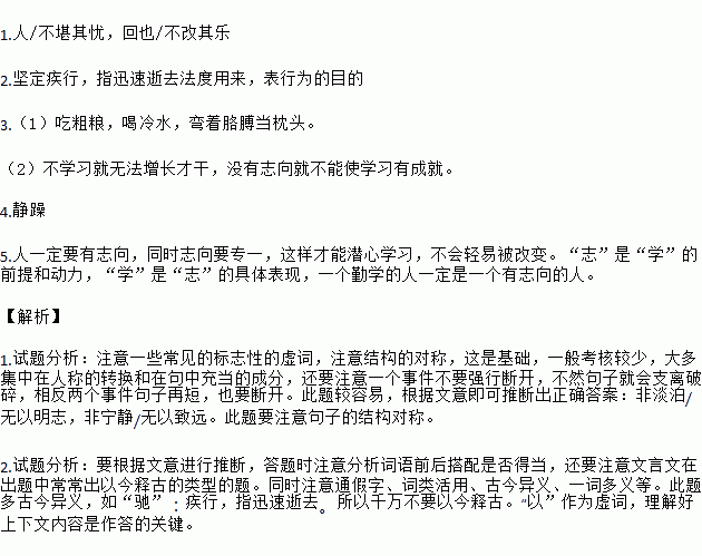 子曰:贤哉,回也!一箪食,一瓢饮,在陋巷,人不堪其忧,回也不改其乐.贤哉