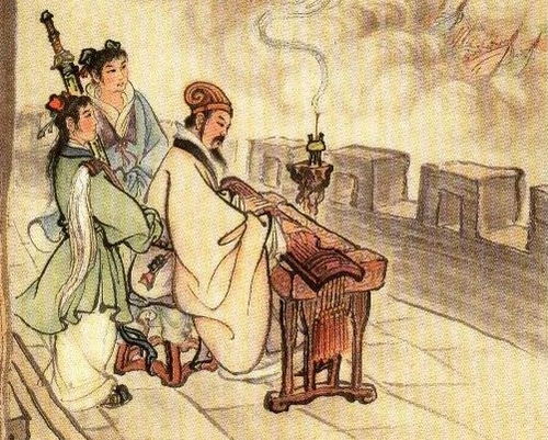 诸葛亮弹琴的后一句是什么