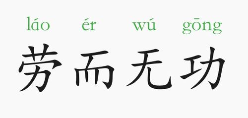 劳而无功的近义词，劳而无功的三种情形
