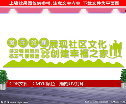 社区文化建设方案，社区文化墙主题内容