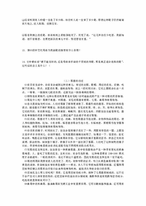 初中语文什么是现代文阅读