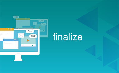 finalize的形容词形式
