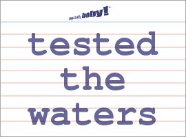 tested by，tested for