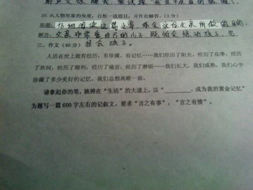 初一写人作文开头结尾优美段落，初一写人作文800字优秀文章