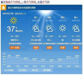 重庆铜梁天气预报15天准确，重庆南岸天气预报