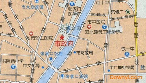 张家口地图全图高清版，中国张家口地图全图