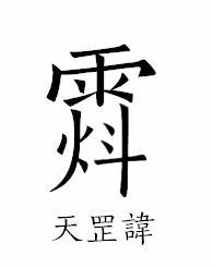 雨字有哪些字组成