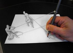 3D立体图形铅笔画,怎么画