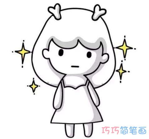 小娃娃怎么画