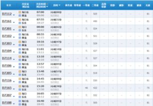 海口火车站到美兰机场的动车时刻表?