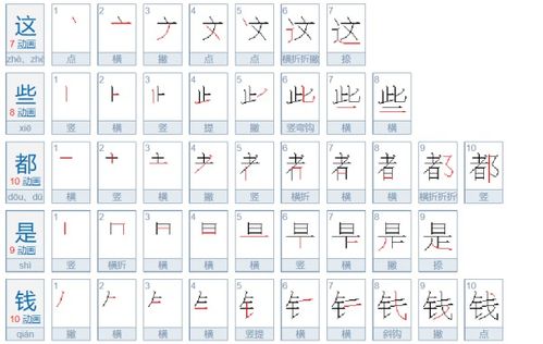 都得笔顺笔画