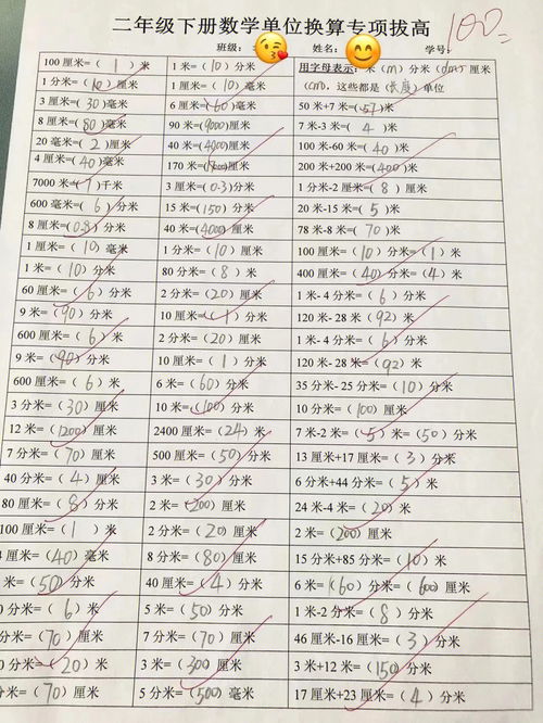 数学单位表从小到大，数学单位字母代表大全