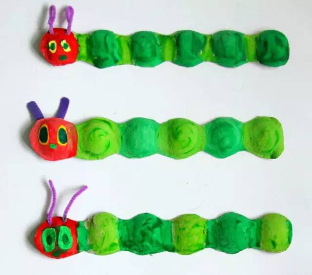手工毛毛虫制作教案，手工毛毛虫制作方法图片大全毛线做