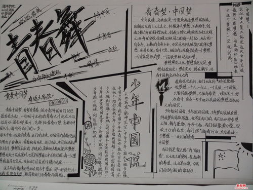 树立远大理想确立人生航向手抄报 理想手抄报