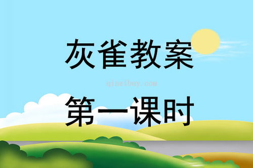 小学三年级语文《灰雀》教案、说课稿及教学反思