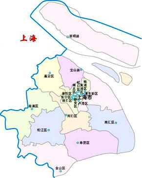 上海地图区域划分