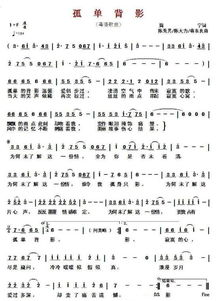 孤独颂歌歌词，她很孤独歌词
