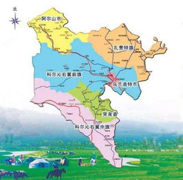 兴安盟地图图片，内蒙古兴安盟地图